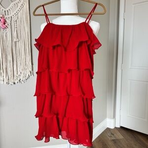 Sincerely Jules Vibrant Red Dress